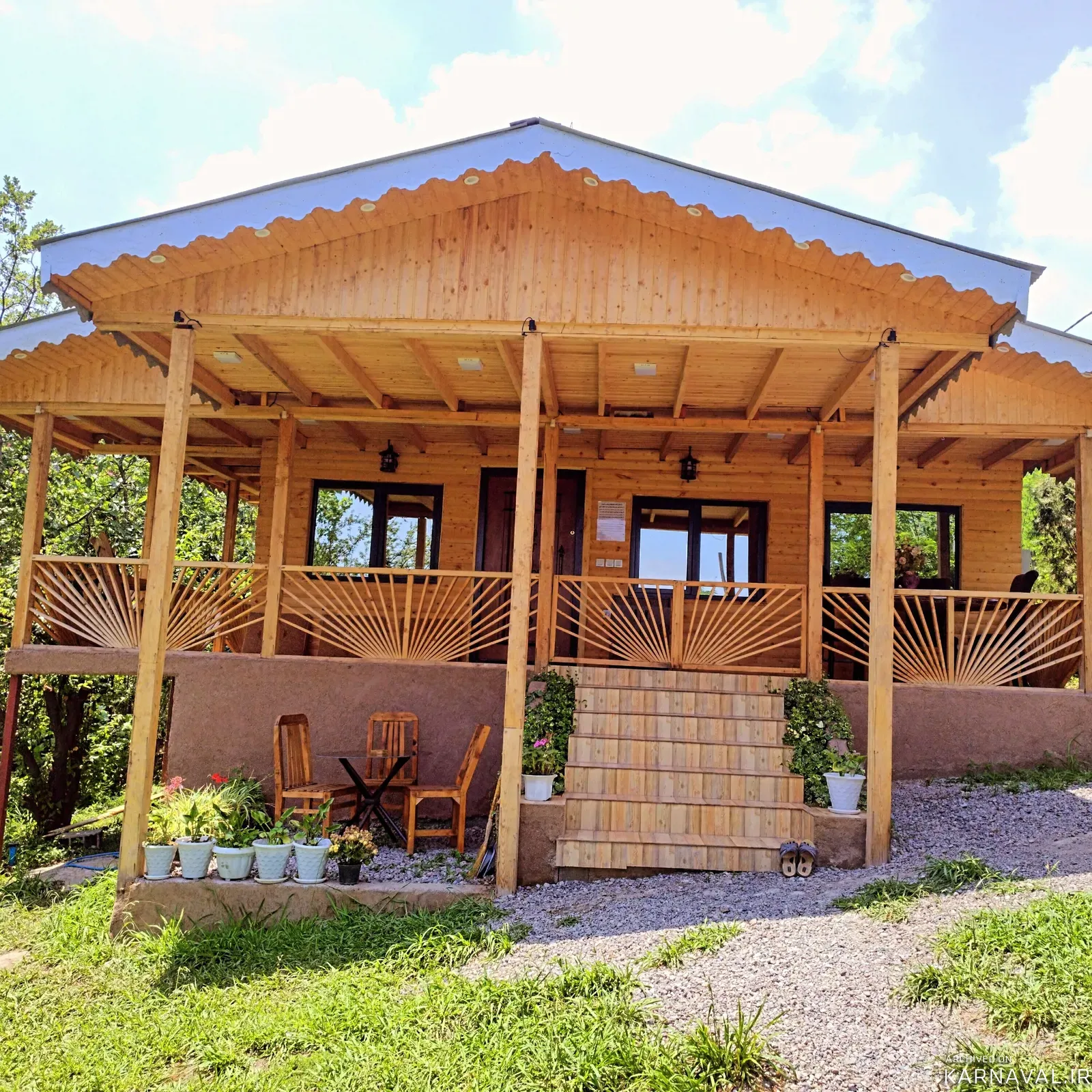 کلبه چوبی گیلداد سراوان