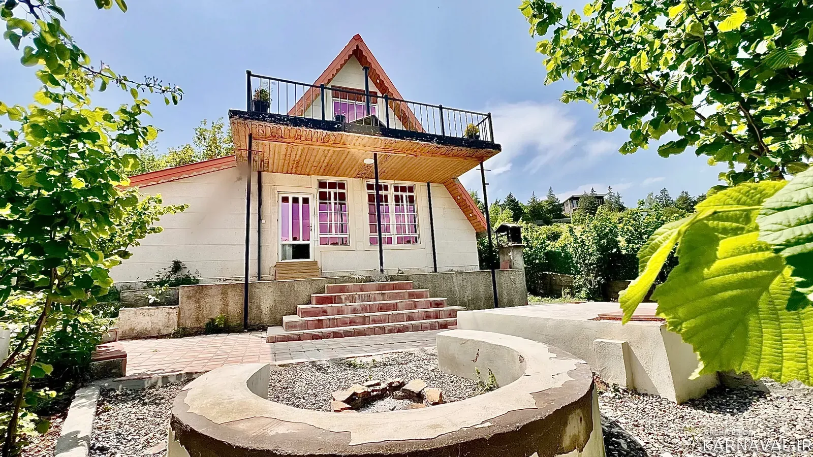 کلبه چوبی دوبلکس آتا ویشان رودبار