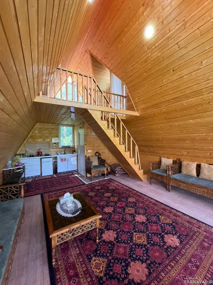 کلبه سوییسی وارش زمیدان  لاهیجان