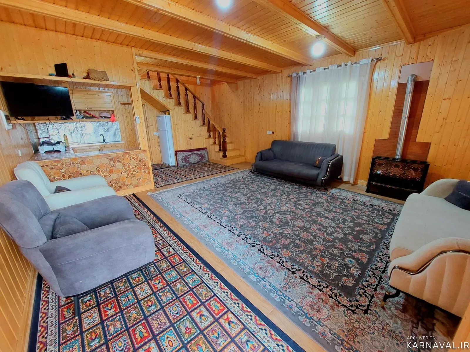 کلبه چوبی نوا شیرگاه