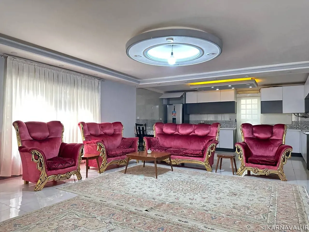 ویلا استخردار آبگرم پناه با فوتبال دستی کوهسار