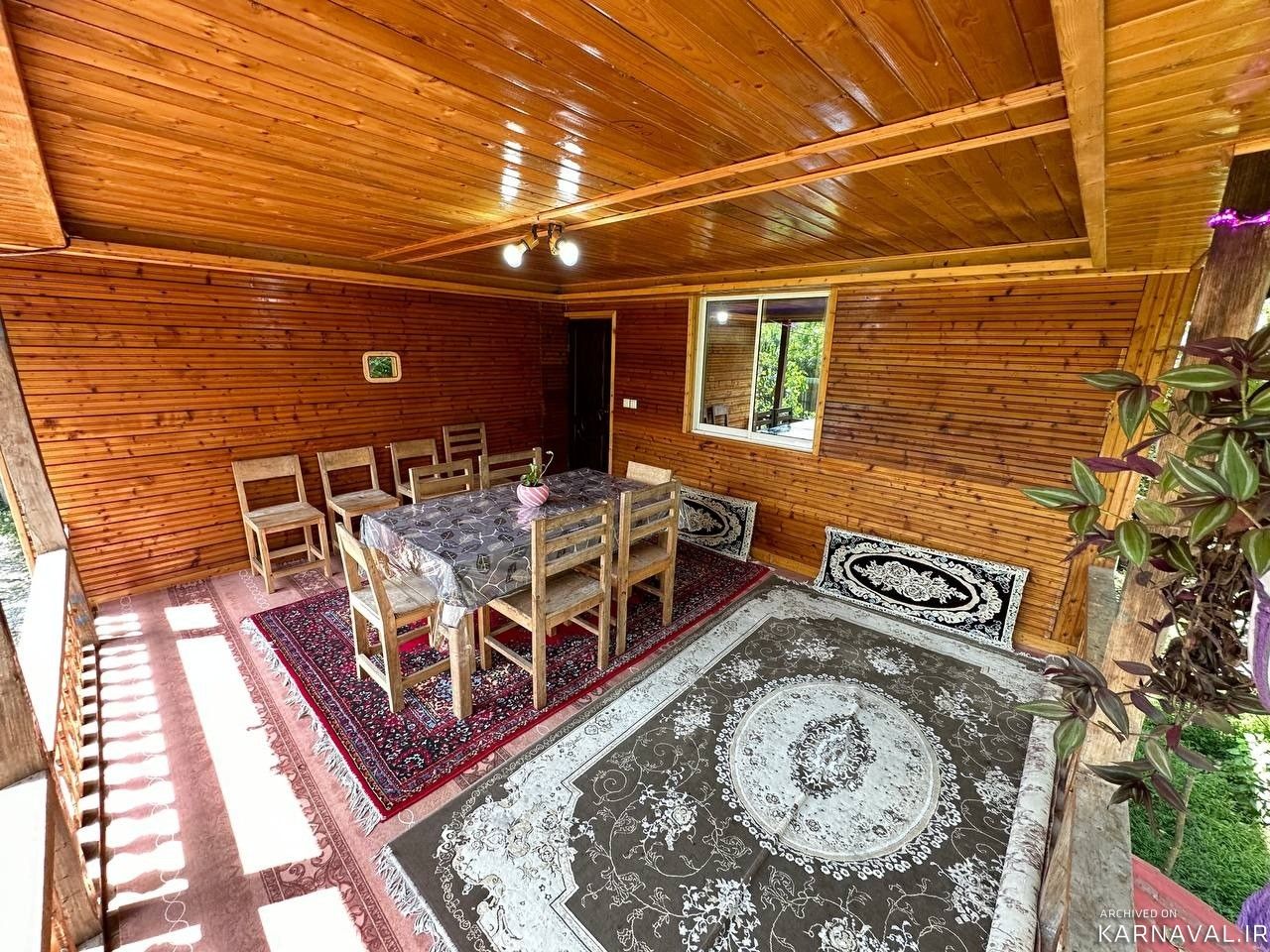 کلبه چوبی احمدی با دسترسی مناسب سد لفور