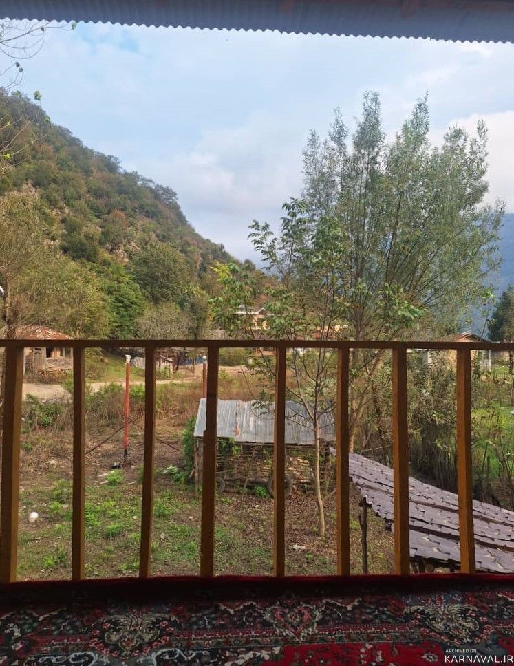 واحد چوبی نقلی تک خواب جنگلی در روستای خروم