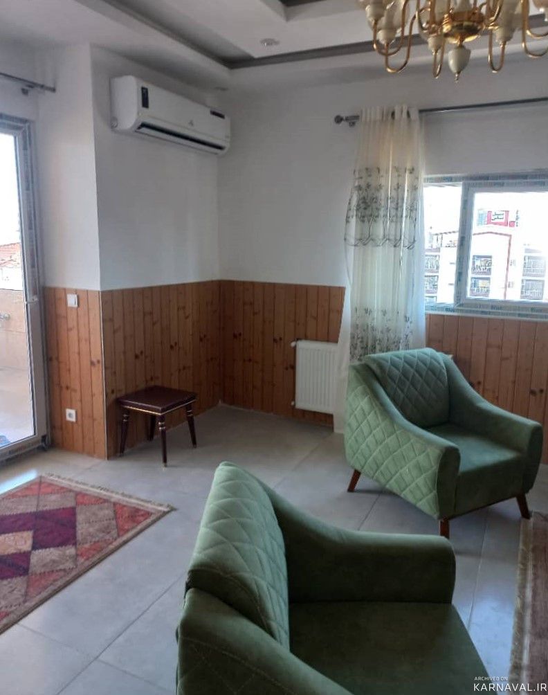 واحد مبله دو خوابه ساحلی با تراس و فوتبال‌دستی