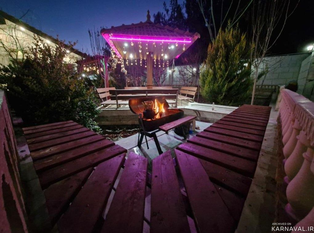 باغ ویلای تک خواب با جکوزی و استخر سرپوشیده