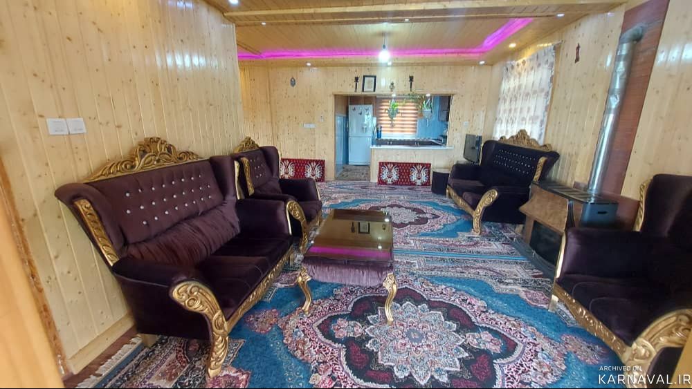 ویلا جنگلی دوخواب با تراس بزرگ
