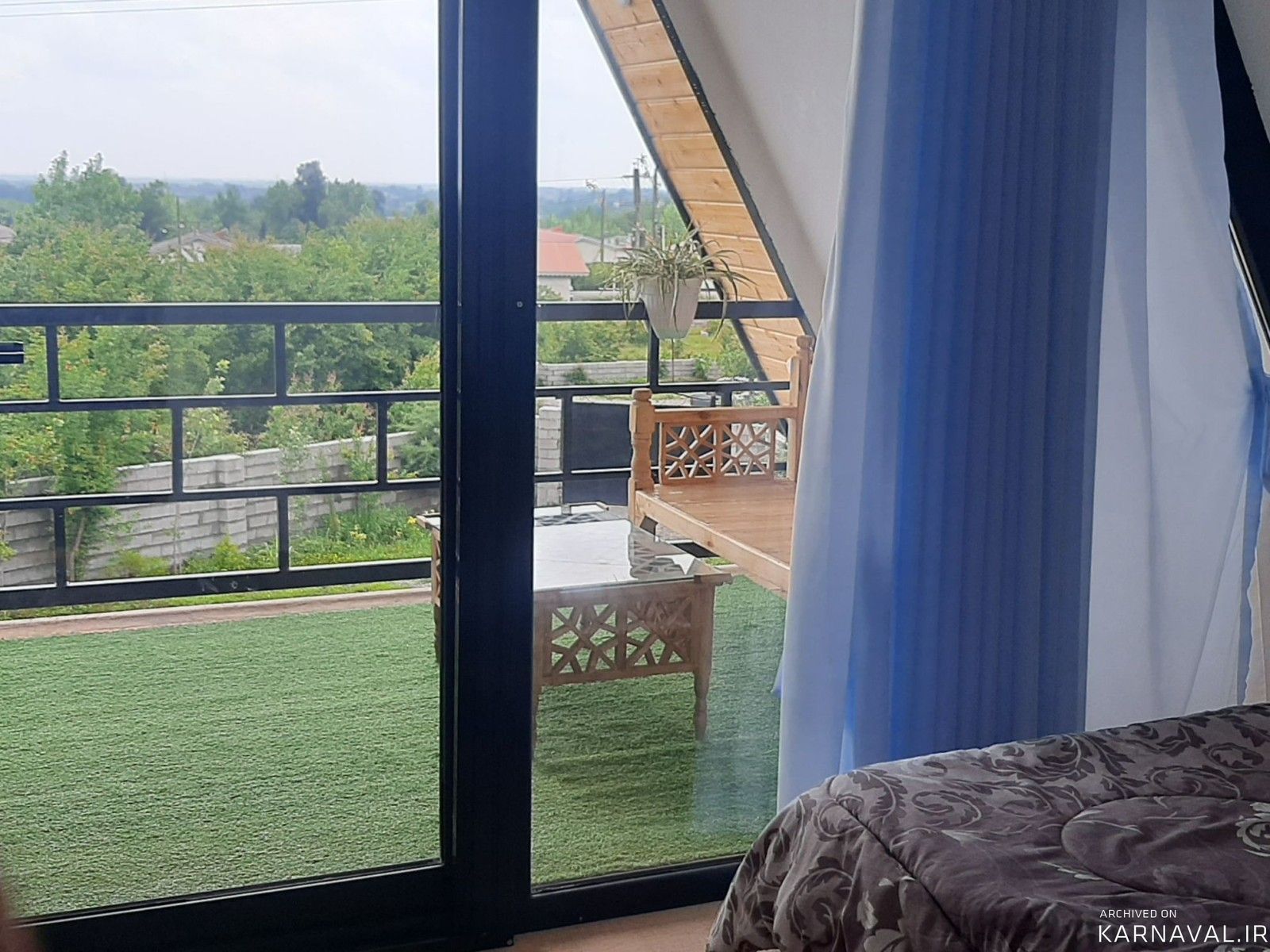 کلبه سوئیسی دوبلکس دو خوابه ماهان