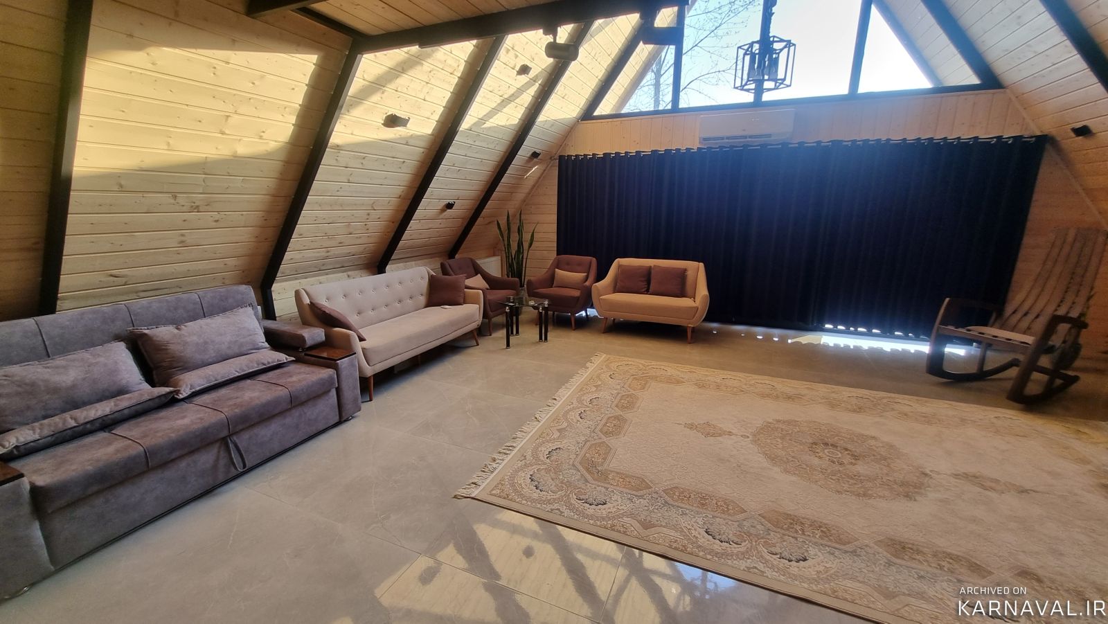 کلبه سوئیسی با جکوزی در ماسال