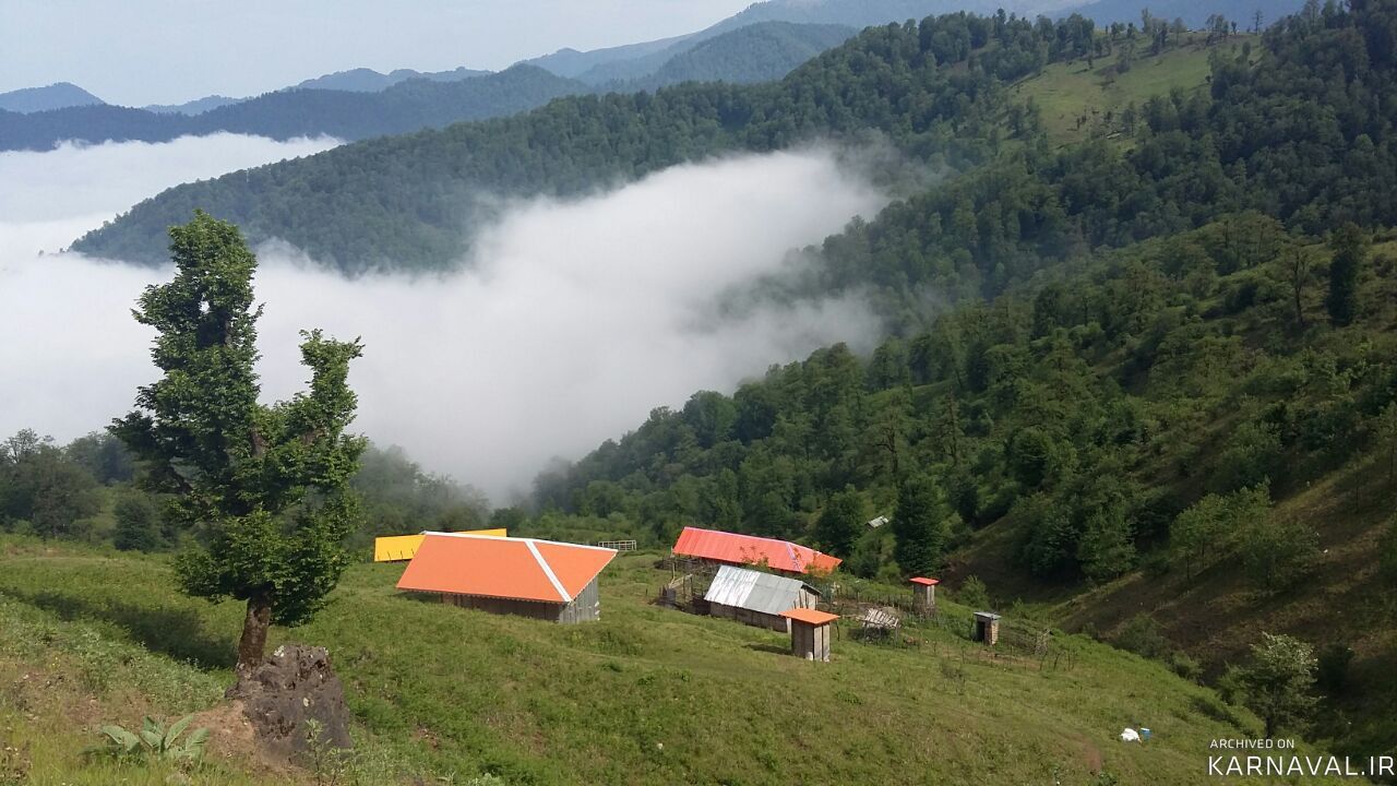 کلبه چوبی در ییلاق زیبای اولسبلنگاه