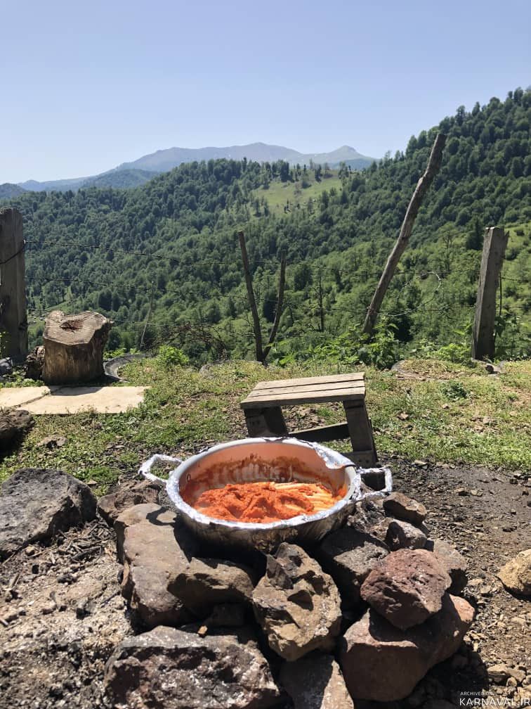 کلبه چوبی در ییلاق زیبای اولسبلنگاه