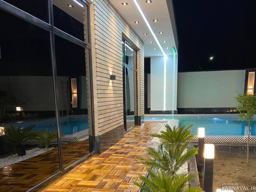 ویلای نوساز استخر دار آب گرم رایان
