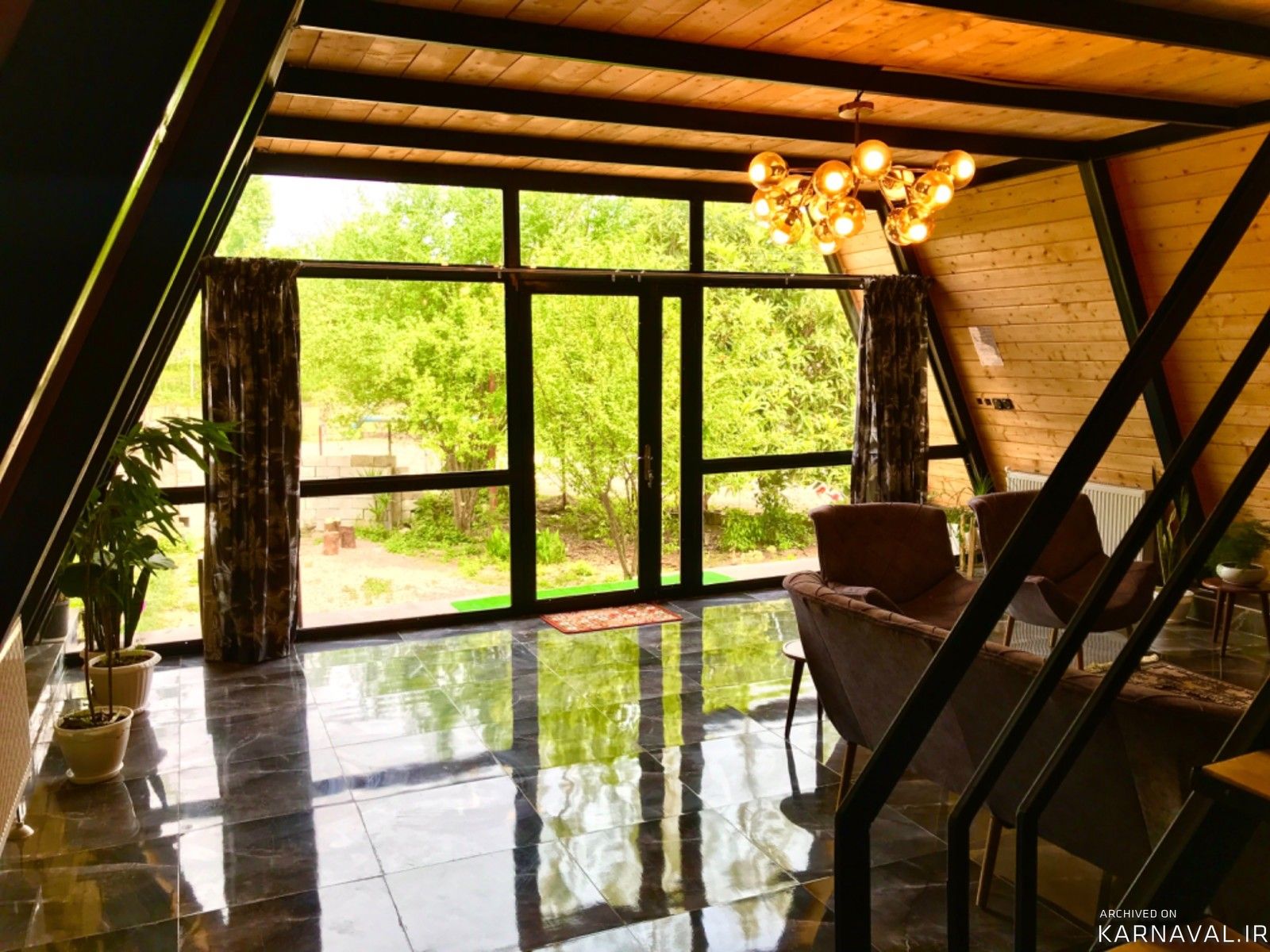 کلبه سوئیسی دو خواب و دوبلکس