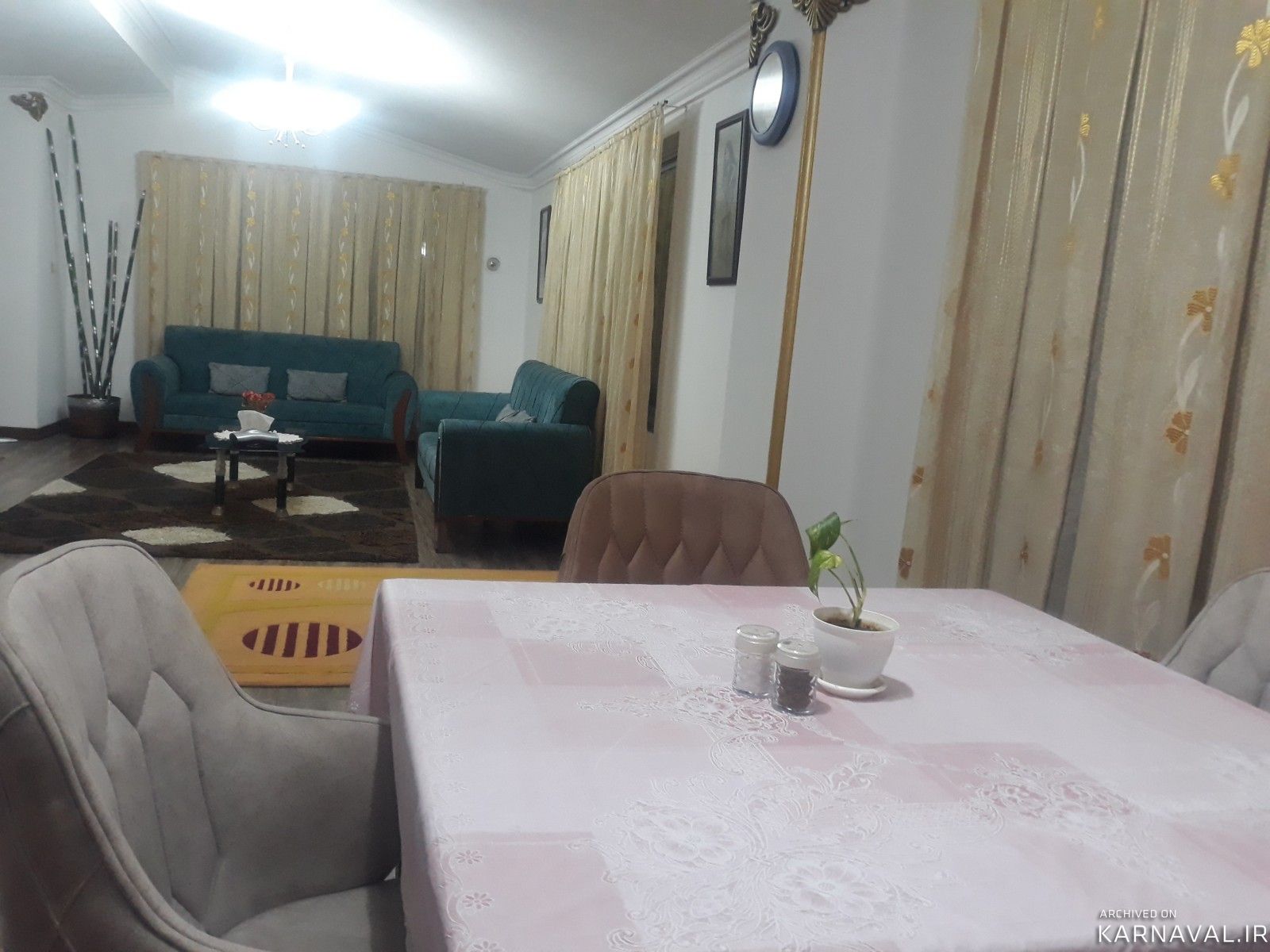 واحد یک خوابه با ویو باغ و کوهستان