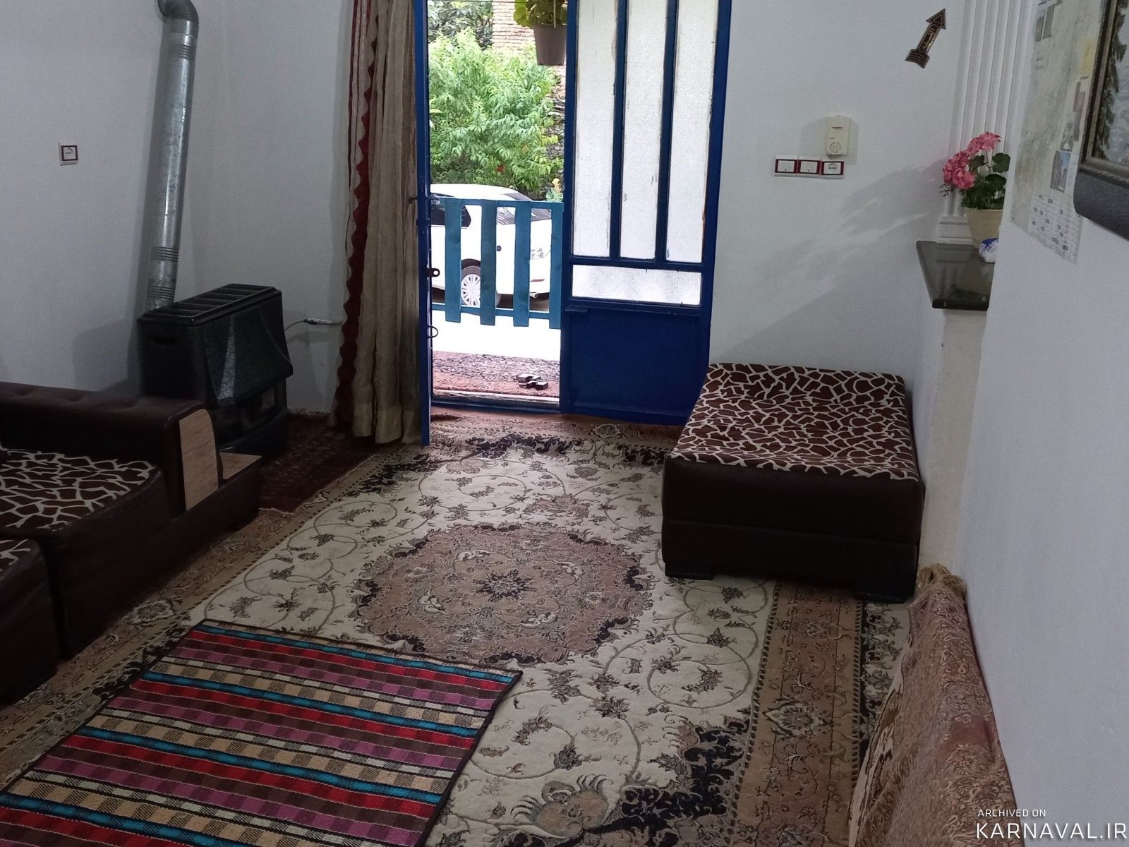 ویلای روستای سمیم دارای حیاطی سرسبز