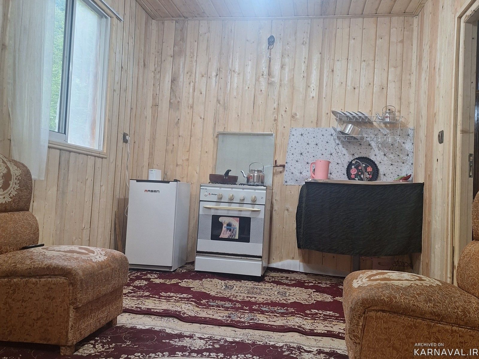 کلبه چوبی دو خوابه کلبه چوبی دو خوابه