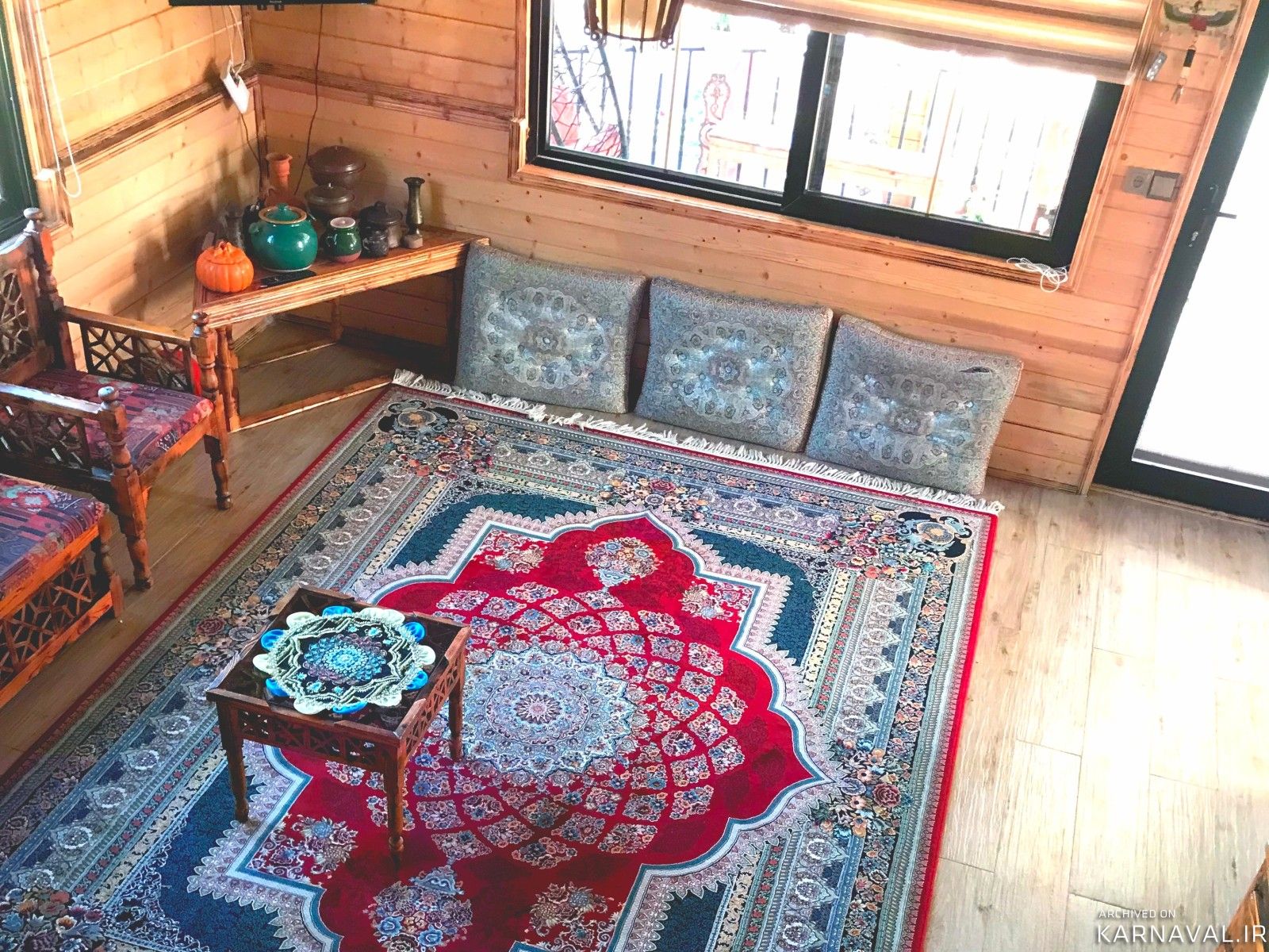 کلبه چوبی دوبلکس (واحد بید مجنون)