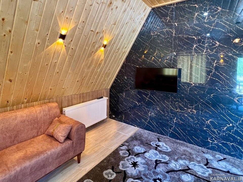 ویلای سوئیسی استخردار جنگلی و ساحلی گیسوم "سرو"