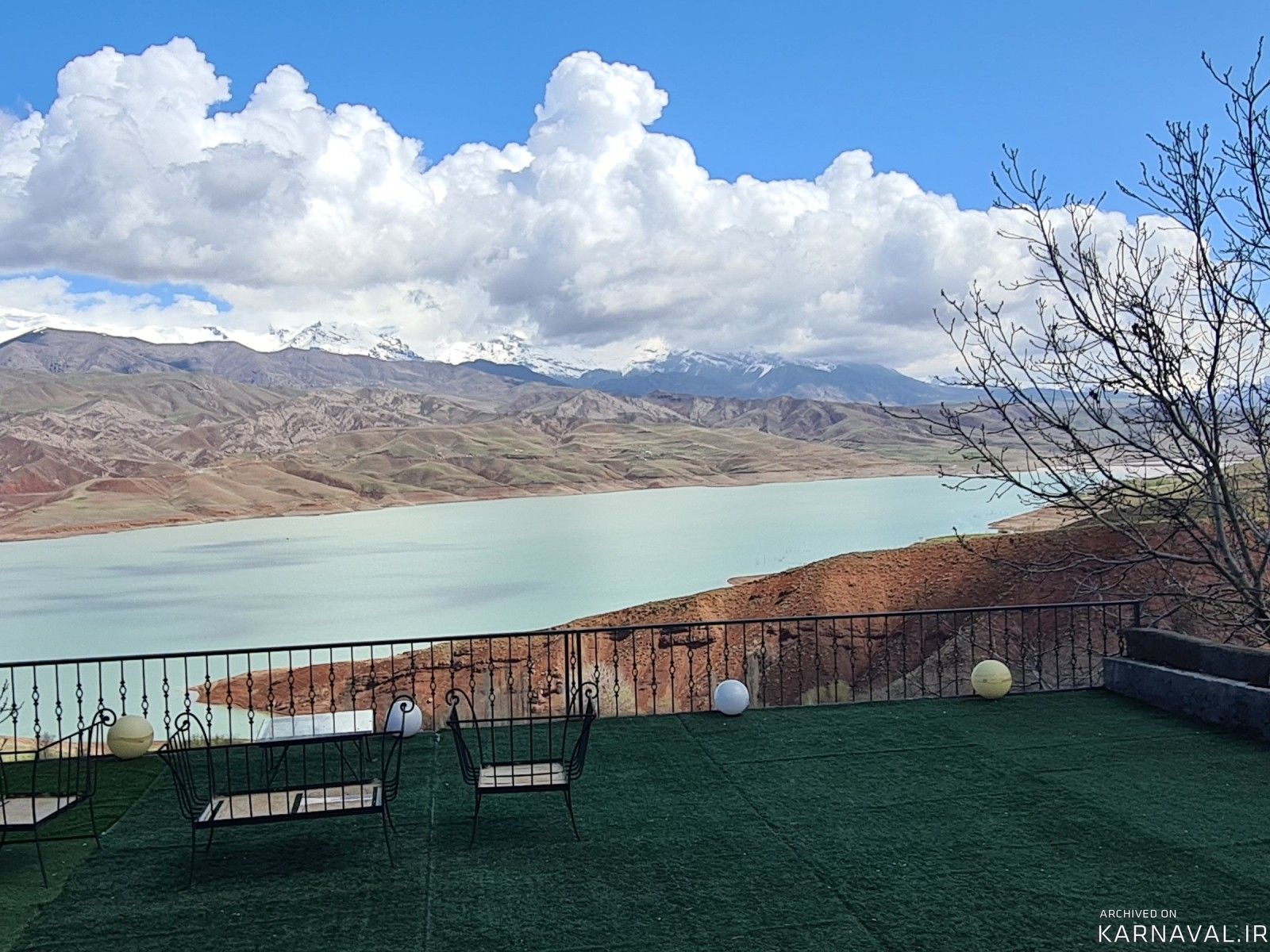 اقامتگاه کوهستانی مشرف به دریاچه طالقان
