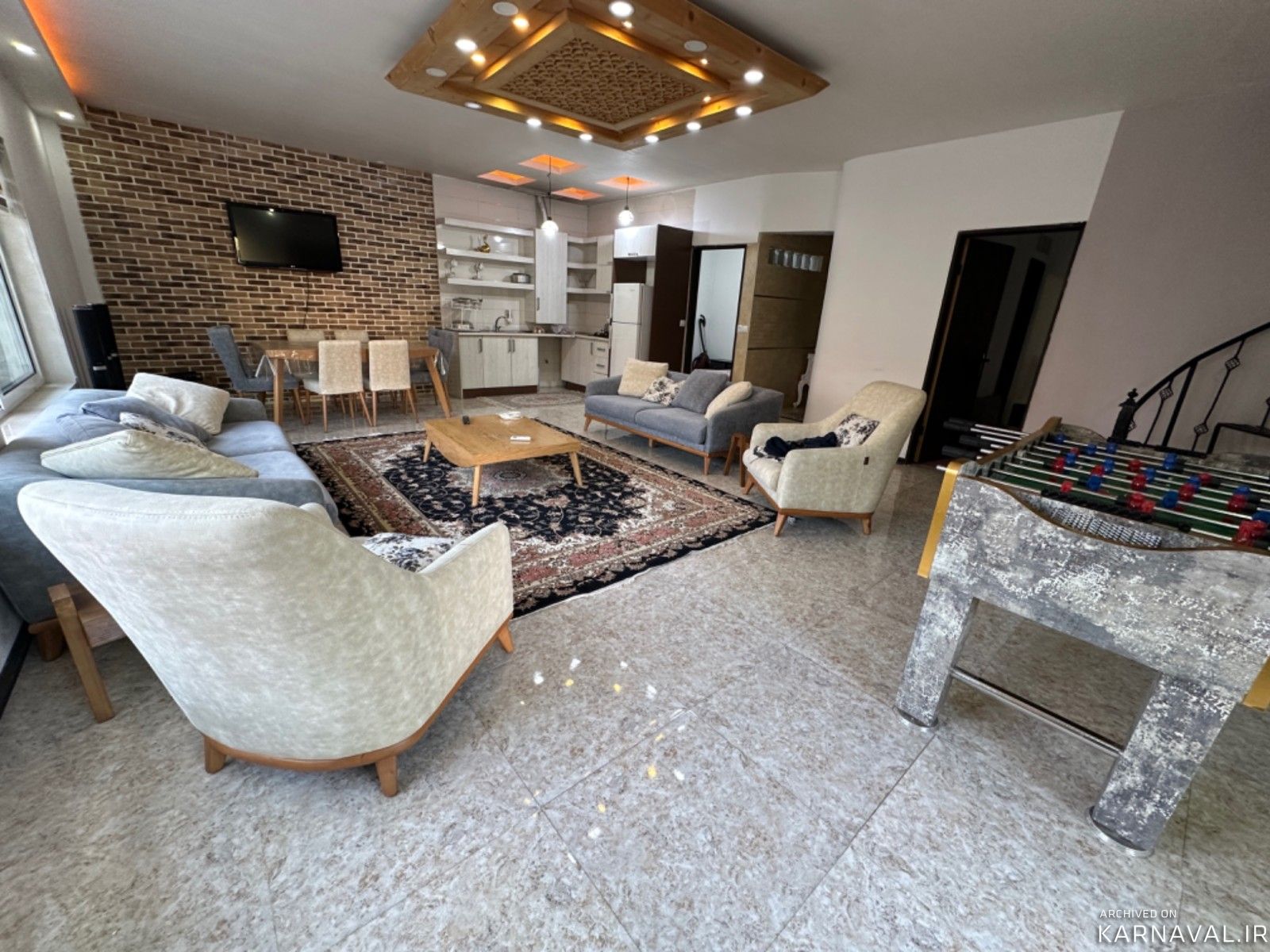 ویلای سه خوابه استخردار آبگرم آوینا