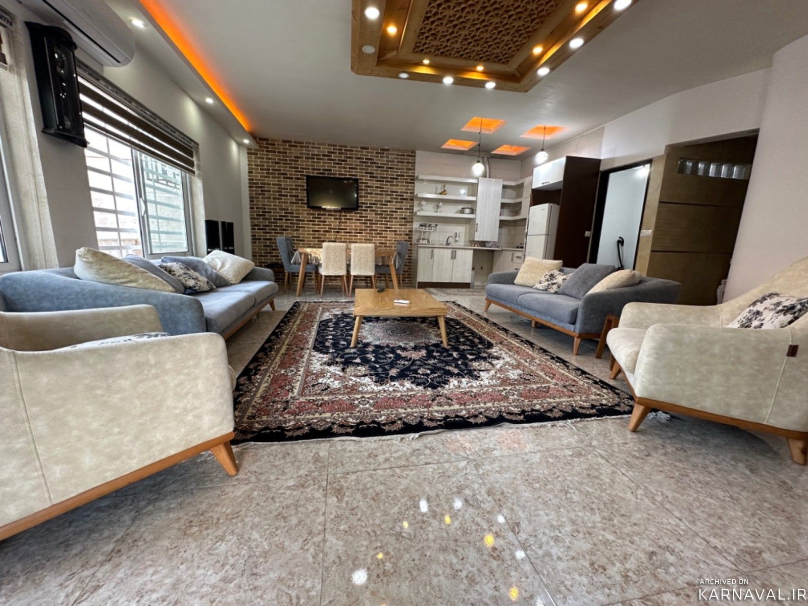 ویلای سه خوابه استخردار آبگرم آوینا