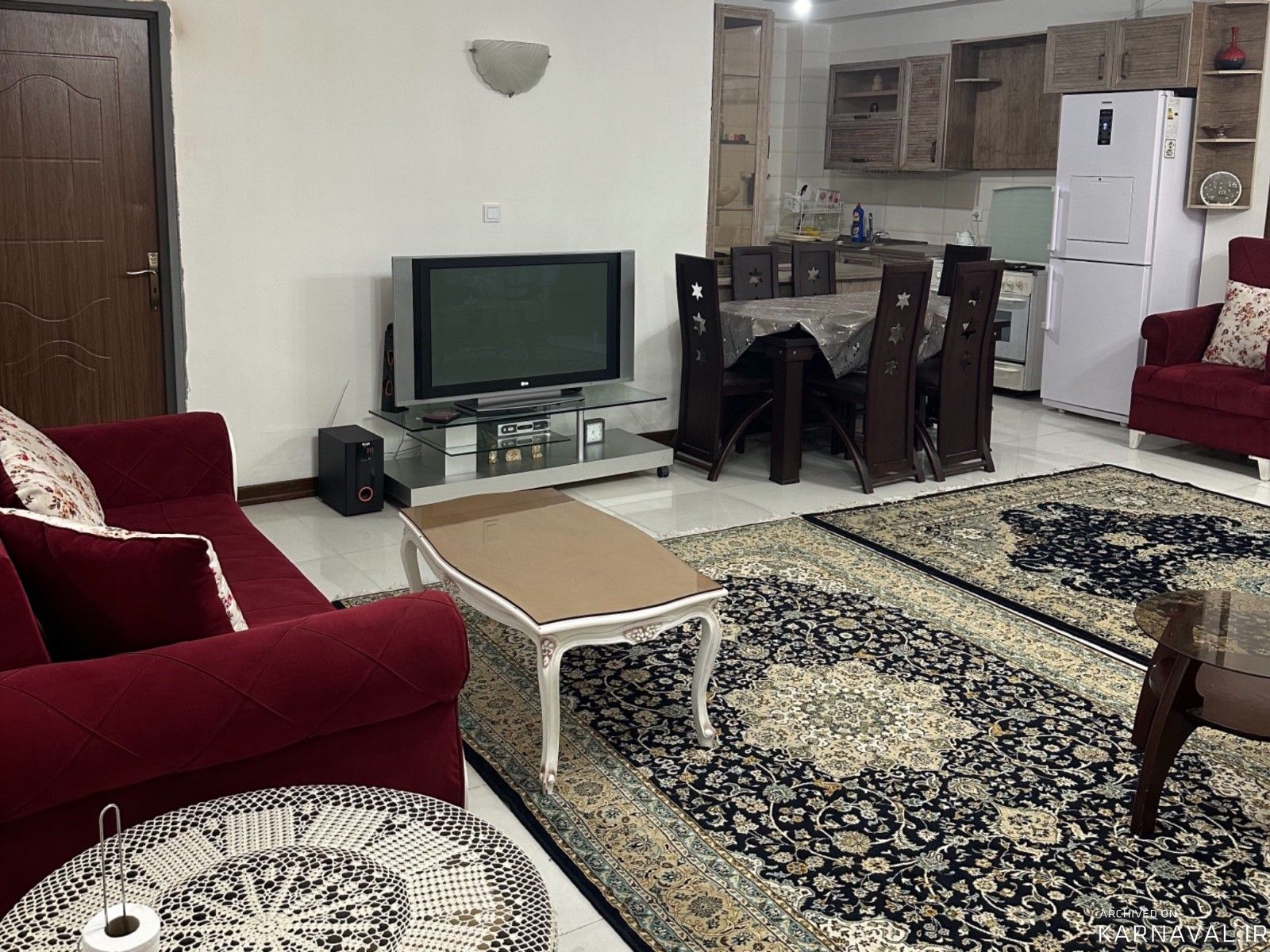 "ويلاي دو خوابه تراس دار"
