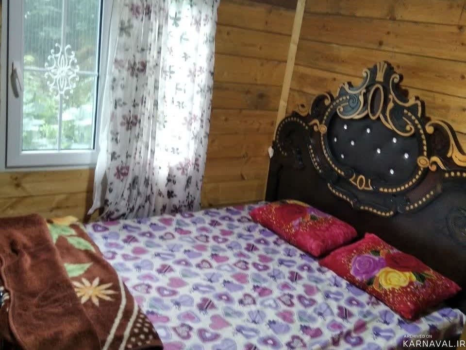 ویلای چوبی دو خوابه با حیاطی زیبا ویلای چوبی دو خوابه با حیاطی زیبا
