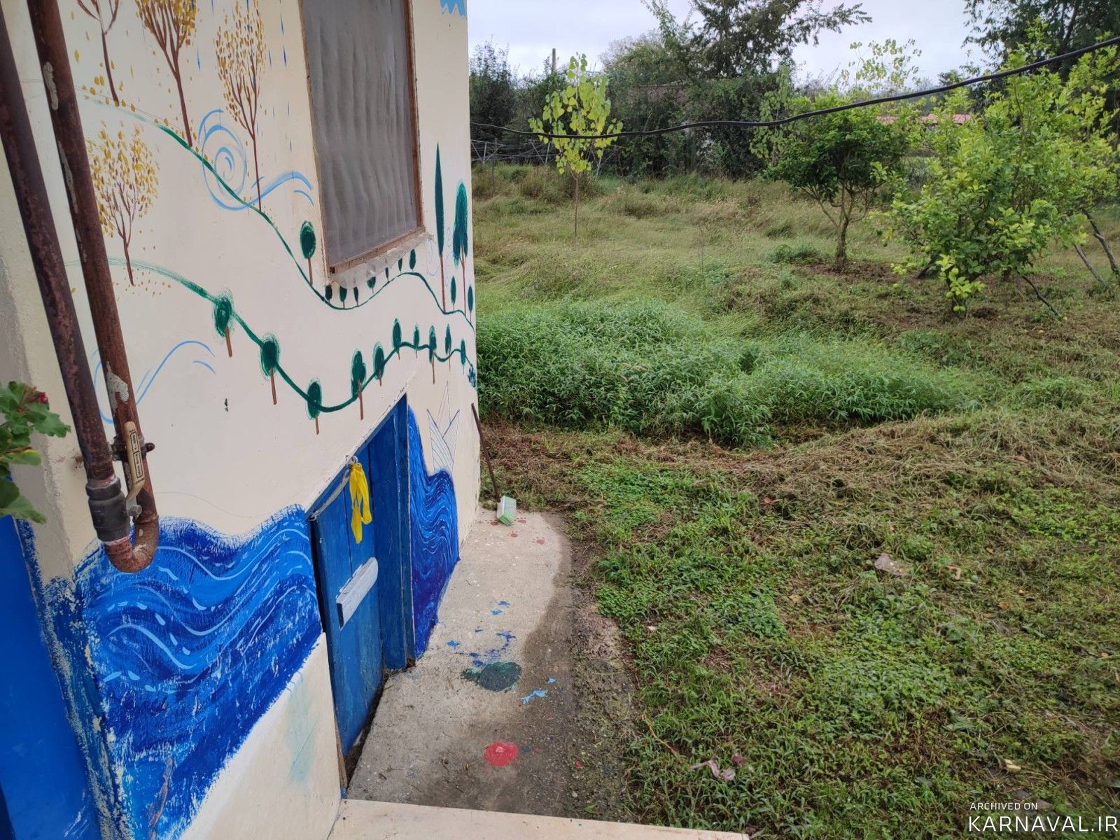 باغ  ویلای تک خواب کلبه ی آبی