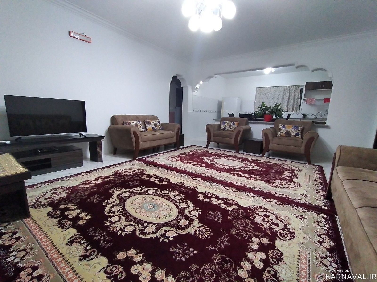 ویلا دوخوابه باغی حیاط دار طاها