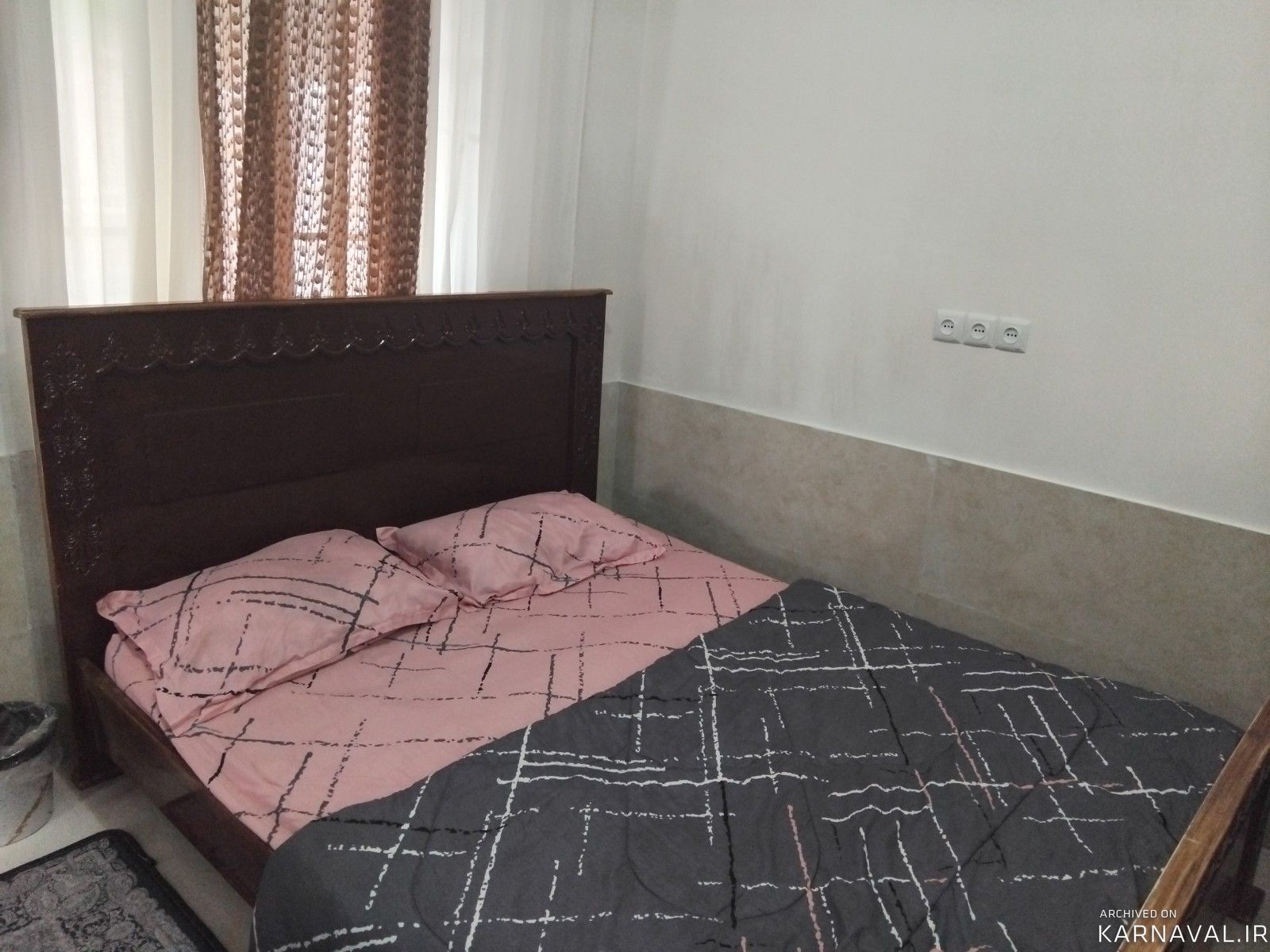 ویلای دو خوابه جنگلی شمعدونی جکوزی دار