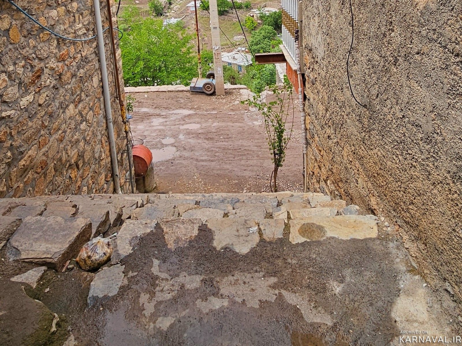 خانه روستایی تک خوابه با منظره کوهستانی خانه روستایی تک خوابه با منظره کوهستانی