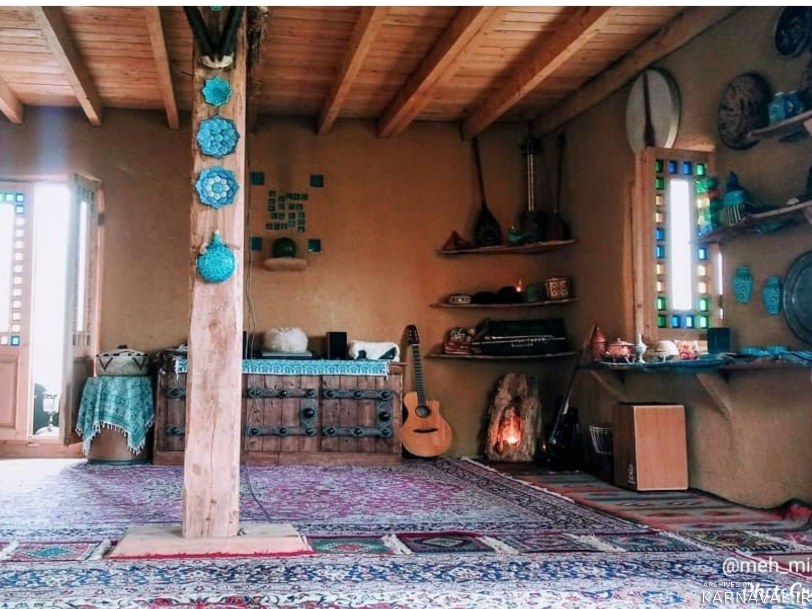 بوم گردی مه میان