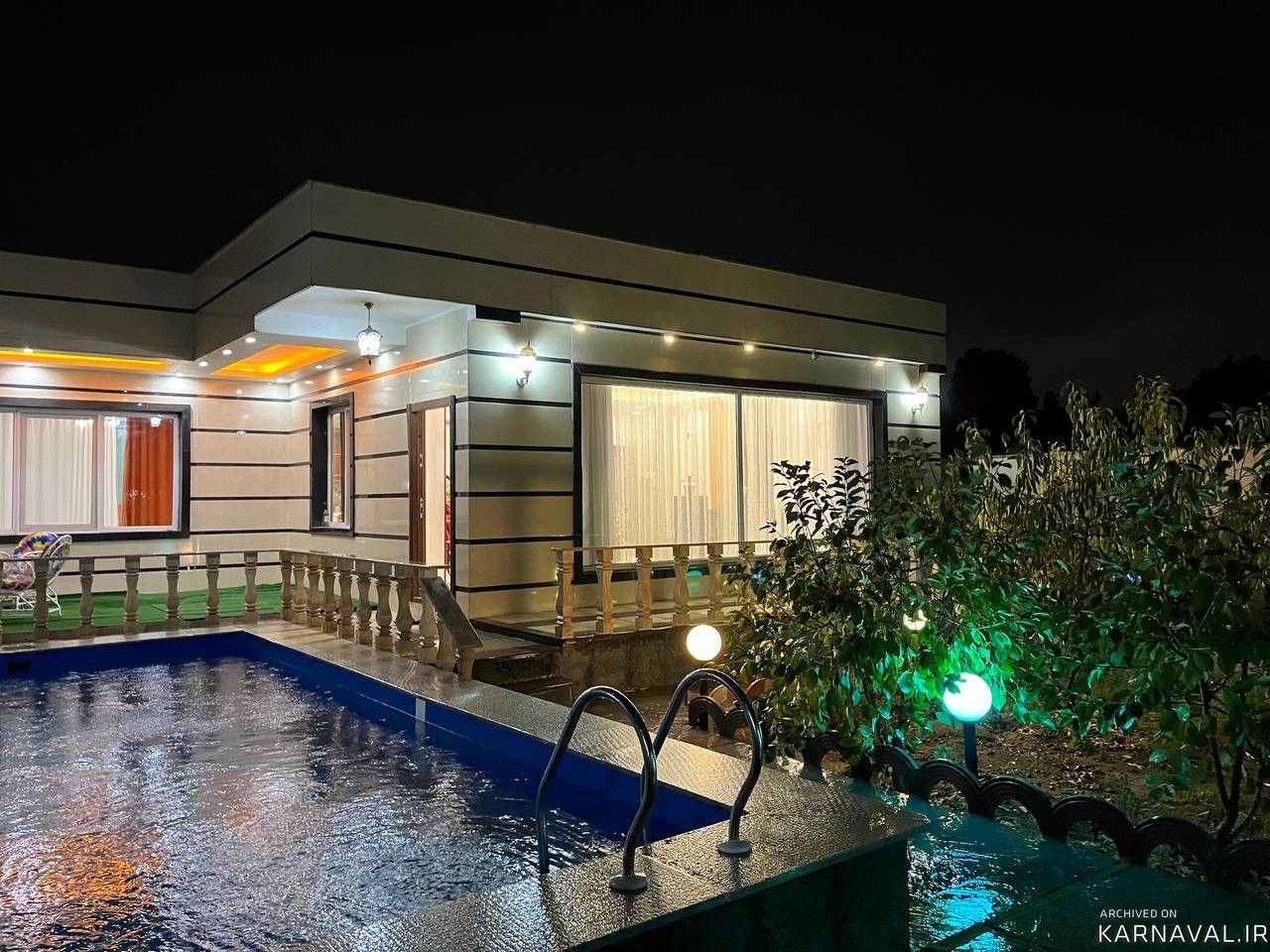 ویلای دو خوابه با استخر ابگرم ولیعصری