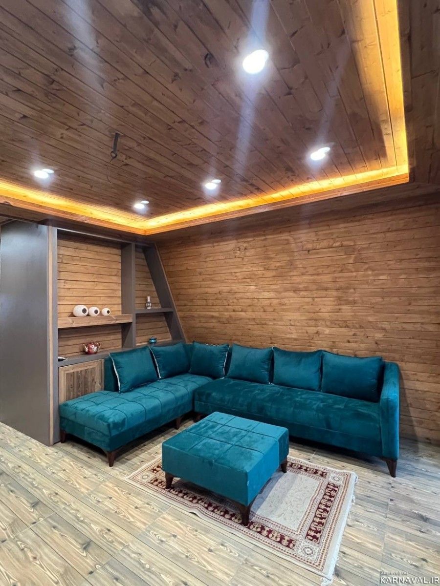 کلبه چوبی دو خوابه "پیچک" در پیل علی باغ