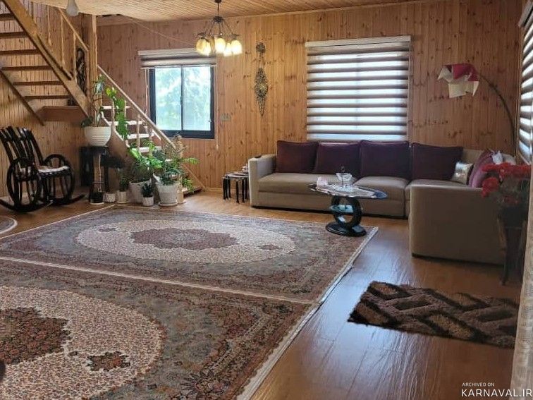 کلبه چوبی دو خوابه دوبلکس بهروز