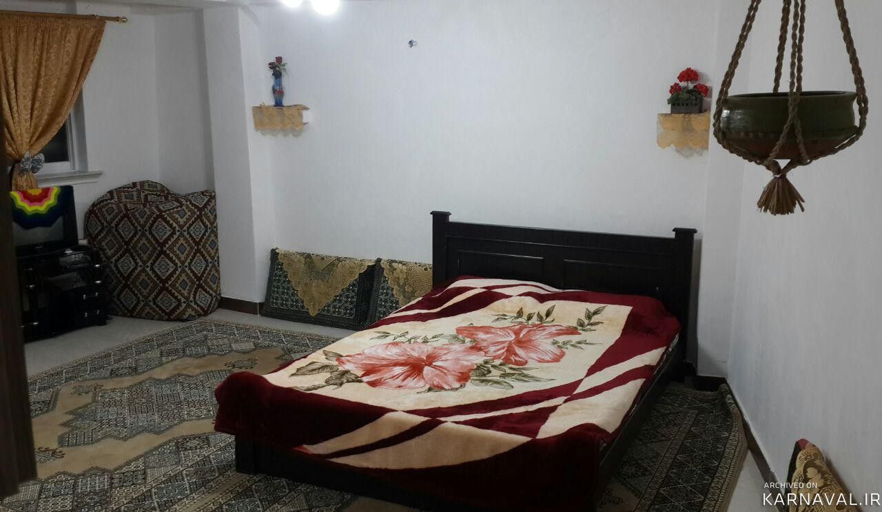 سوئیت نقلی با تخت دو نفره در فومن