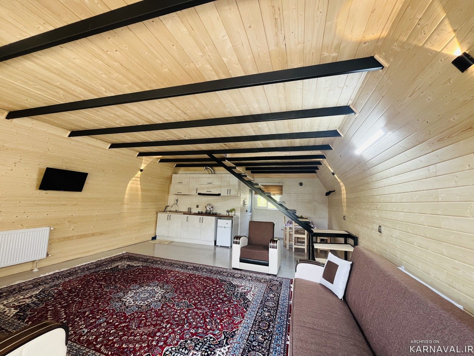 کلبه سوئیسی دوبلکس "رها" در شیرگاه