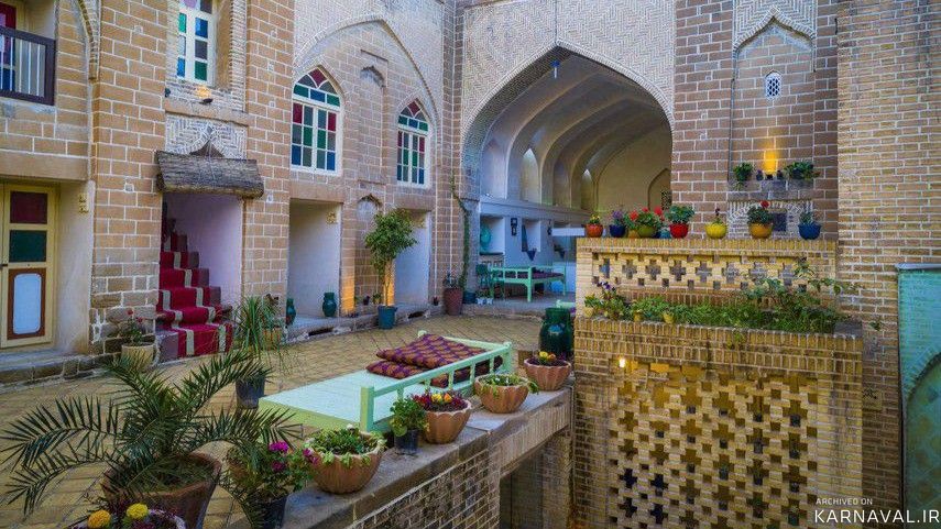 اقامتگاه سنتی "طبیب" اتاق دوخونچه پوش اقامتگاه سنتی "طبیب" اتاق دوخونچه پوش