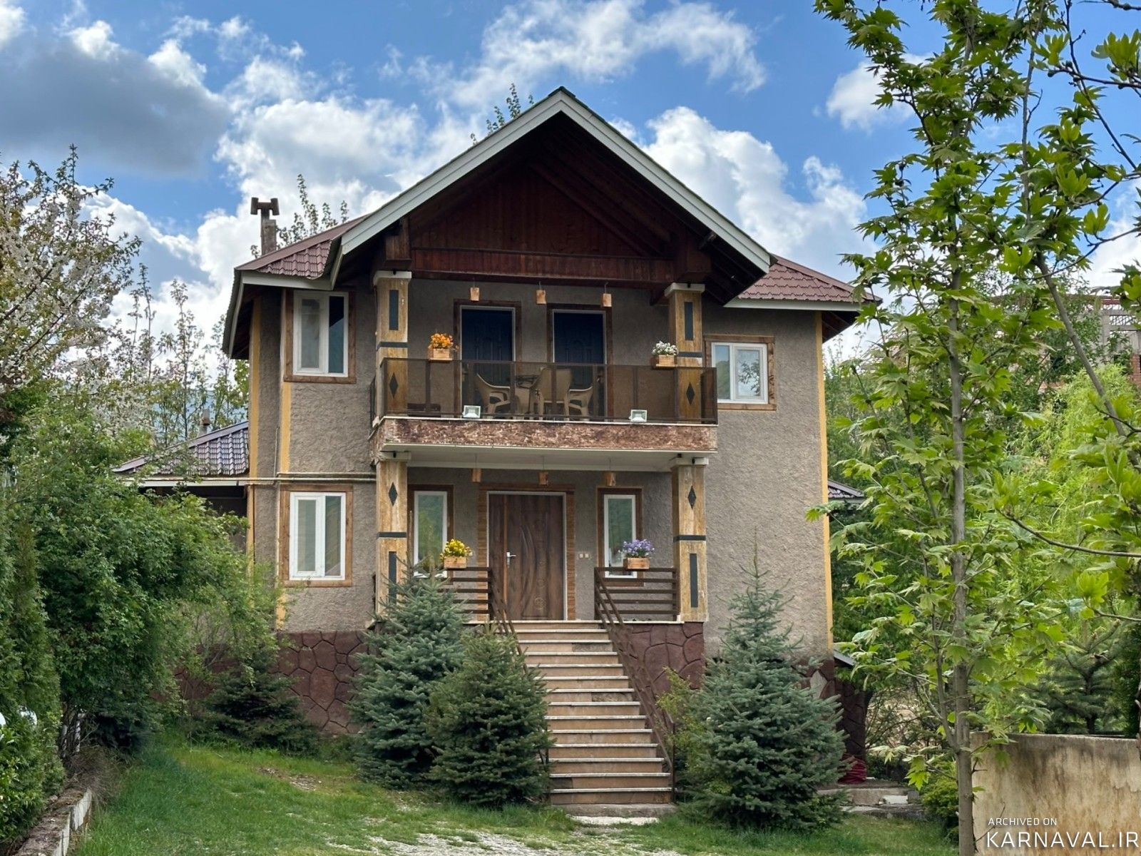 ویلا دوبلکس جنگلی با جکوزی