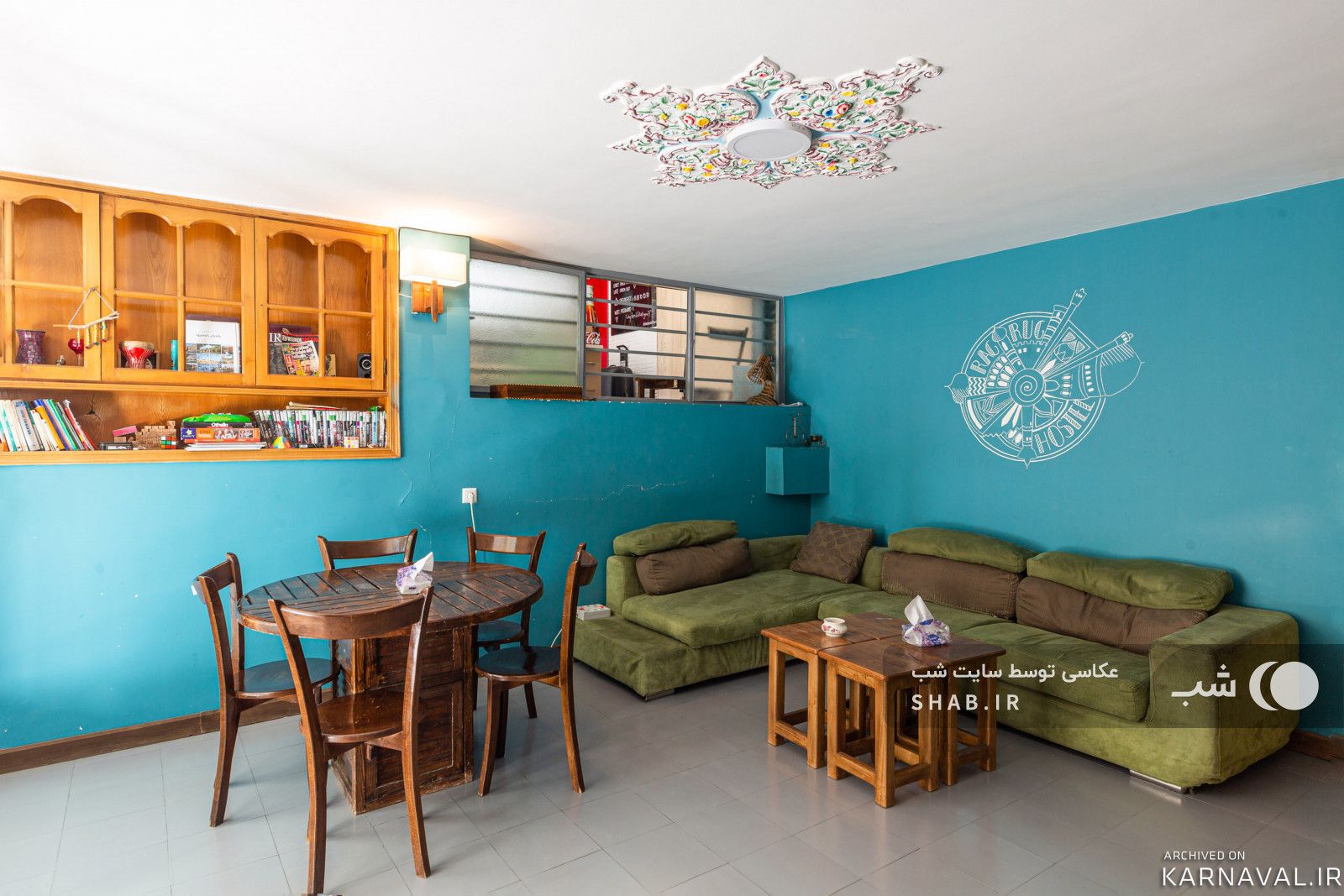 هاستل"رگ راگ"اتاق دوتخته دبل اقتصادی طبقه دوم