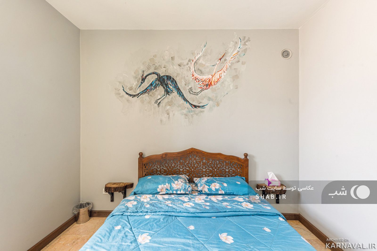 هاستل"رگ راگ"اتاق دوتخته دبل اقتصادی طبقه دوم