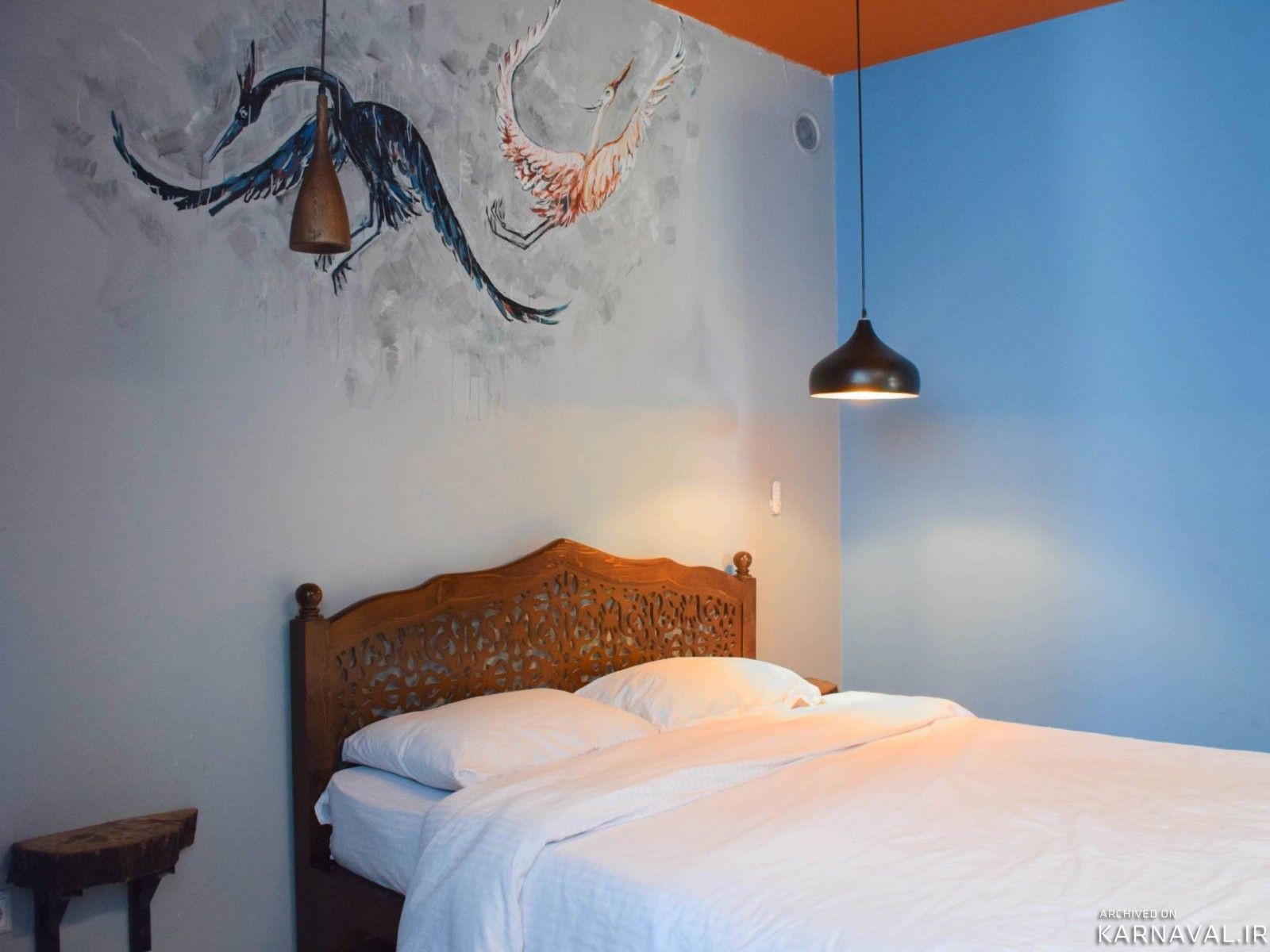 هاستل"رگ راگ"اتاق دوتخته دبل اقتصادی طبقه دوم