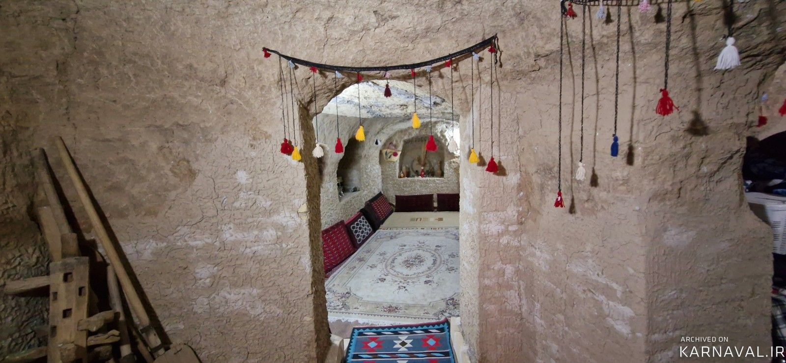 اقامتگاه "عمارت دژ گلی" اتاق آسمان شب