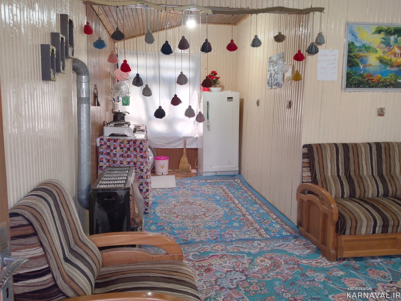 کلبه چوبی جنگلی ماهان ۳