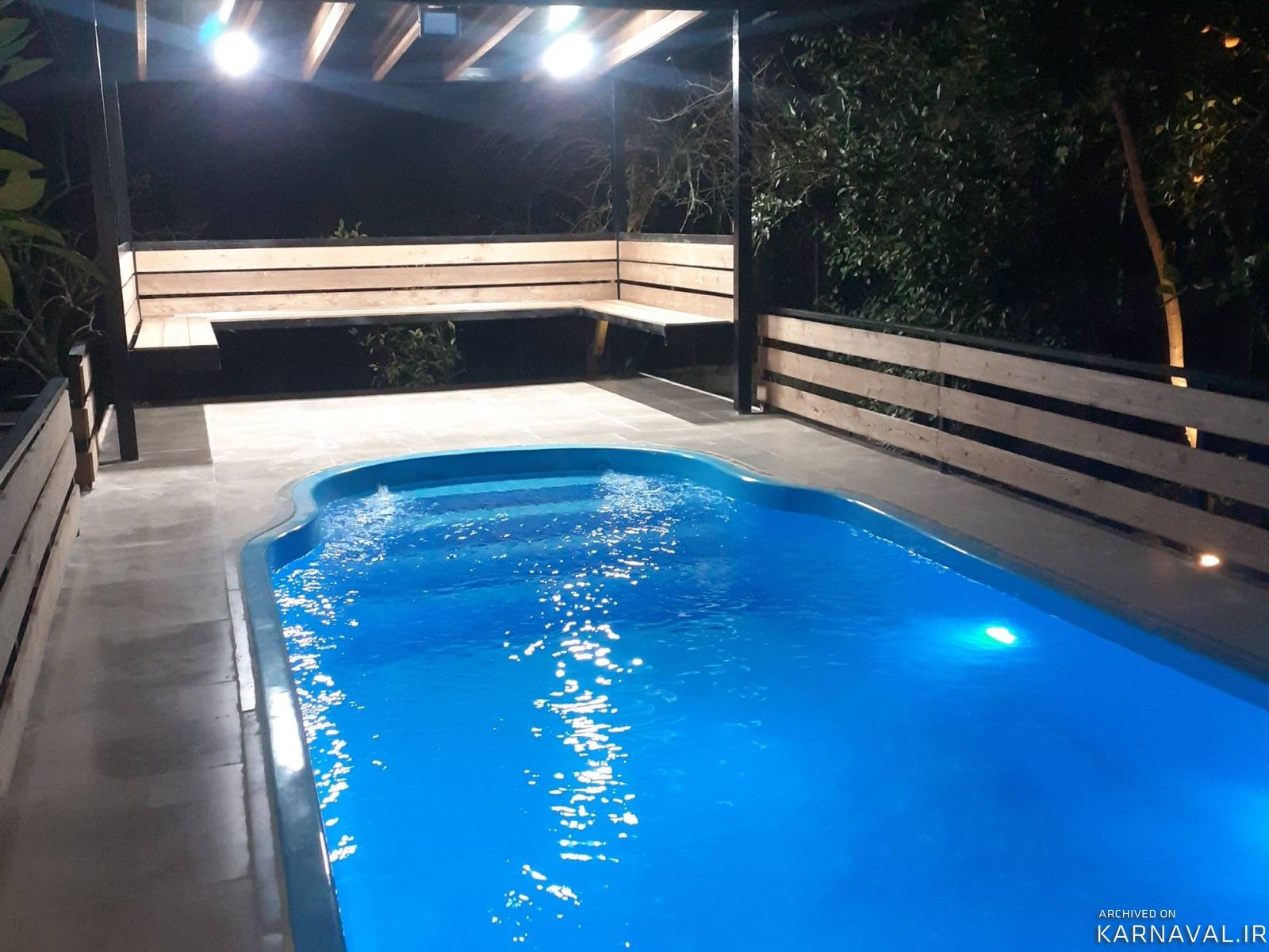 کلبه جنگلی دوخوابه استخر دار در اربکله  رامسر