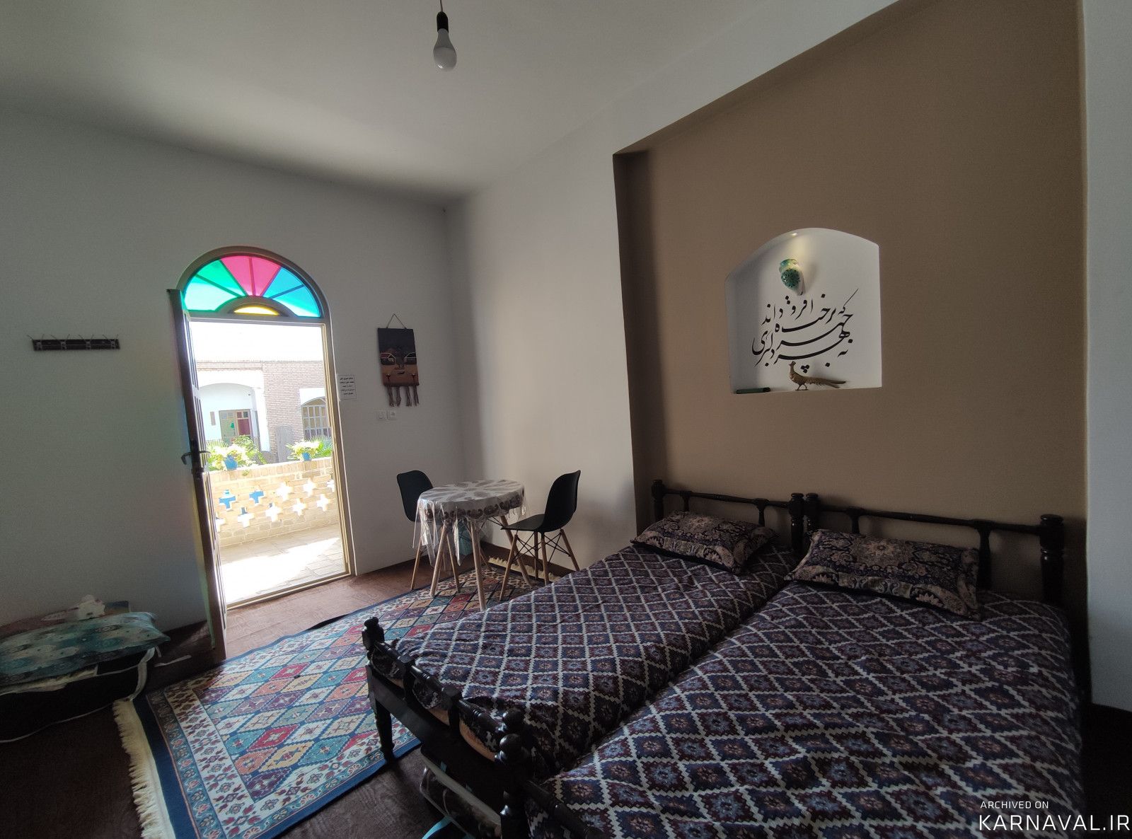 اقامتگاه "عمارت سرهنگ" اتاق رسدبان رو به حیاط اقامتگاه "عمارت سرهنگ" اتاق رسدبان رو به حیاط