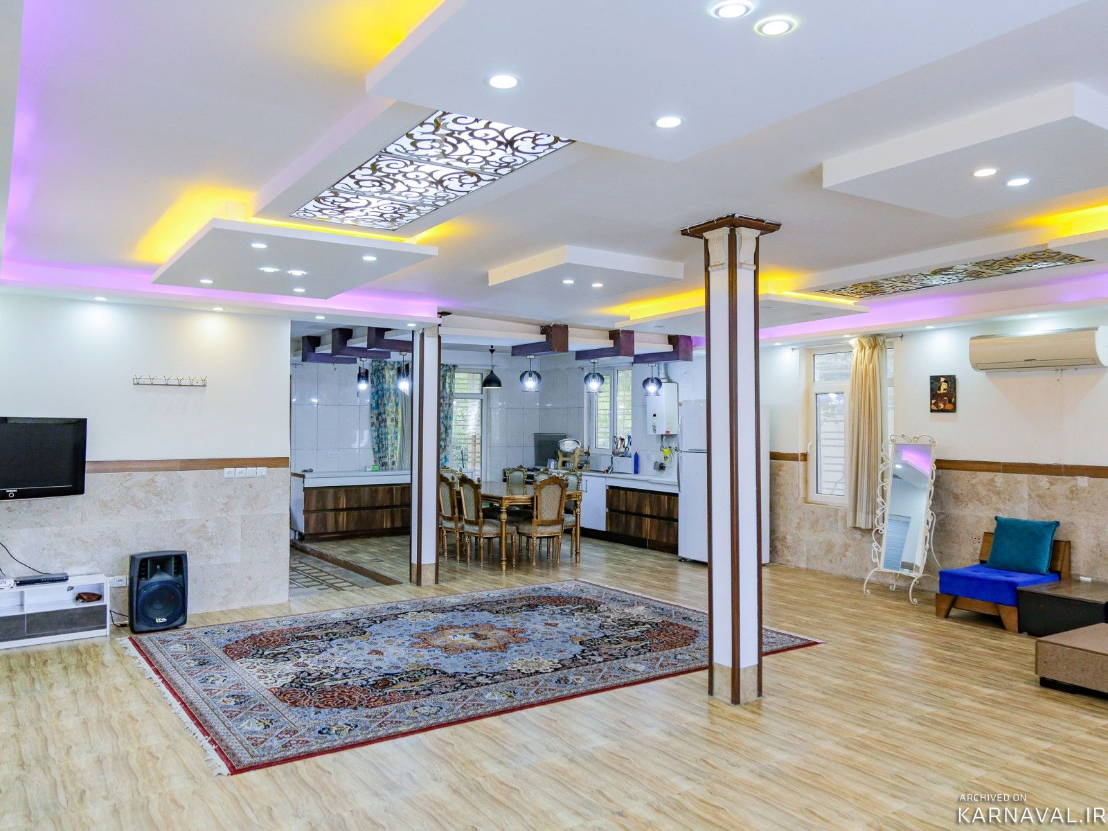 ویلا با استخر آبگرم کودکان و بزرگسالان کردان