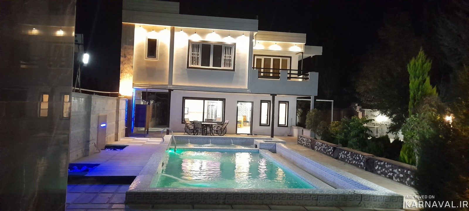 ویلا با استخر آبگرم کودکان و بزرگسالان کردان