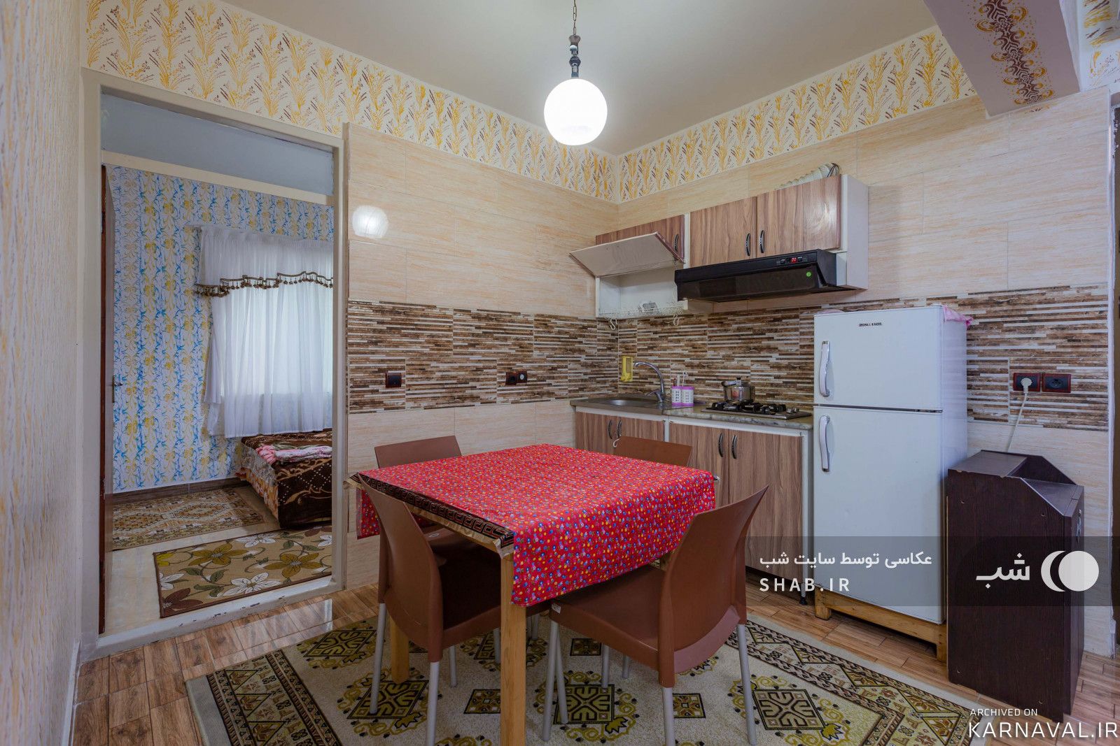 واحد دو خوابه مبله