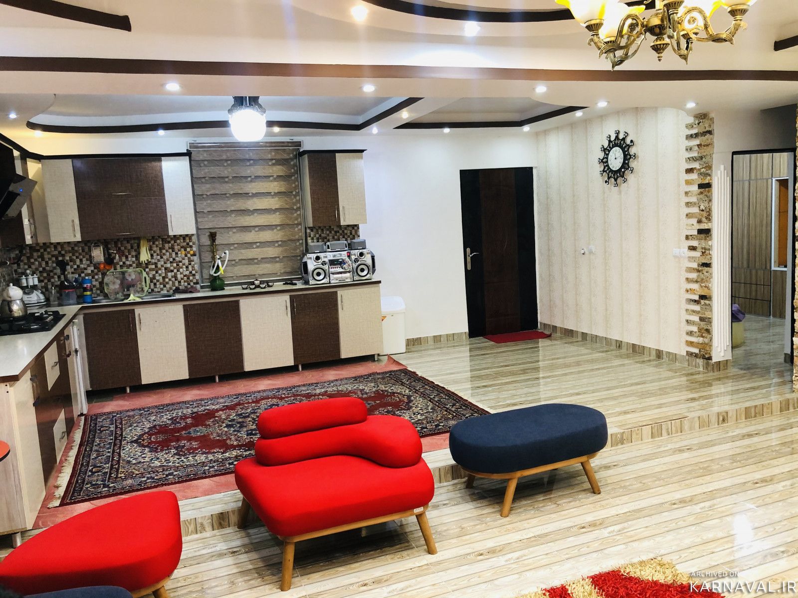 باغ ویلا ۱۰۰۰ متری مبله و شیک