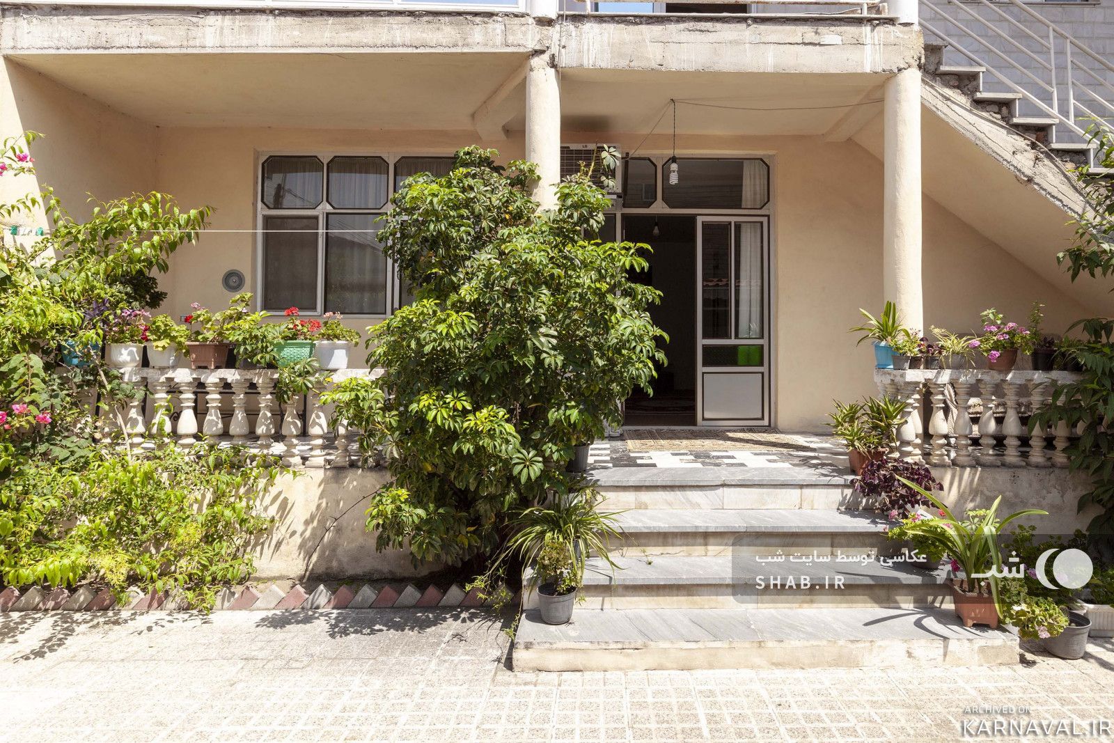 واحد مبله و تمیز دو خوابه "شمعدونی" داخل شهر